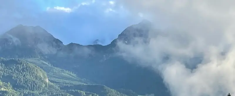 Wolkenformationen: Das Wetter hier oben ist oft spektakulär.